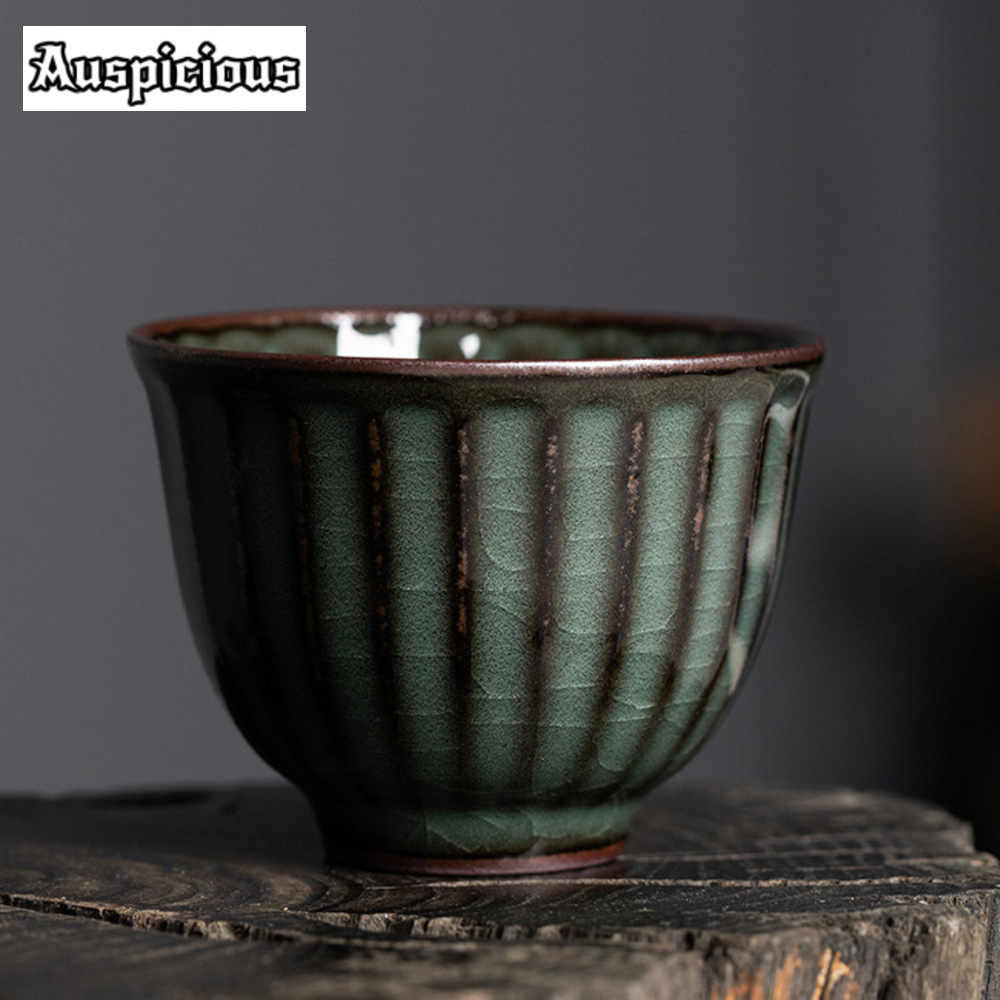 85ml Handmade Ge Kiln Iron Bod - Celadon Ceramic Cup recension och pris